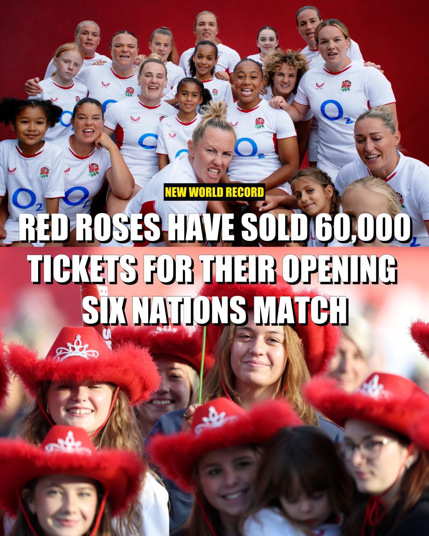 Champagne Rugby - The Red Roses have set a new world... | Facebook