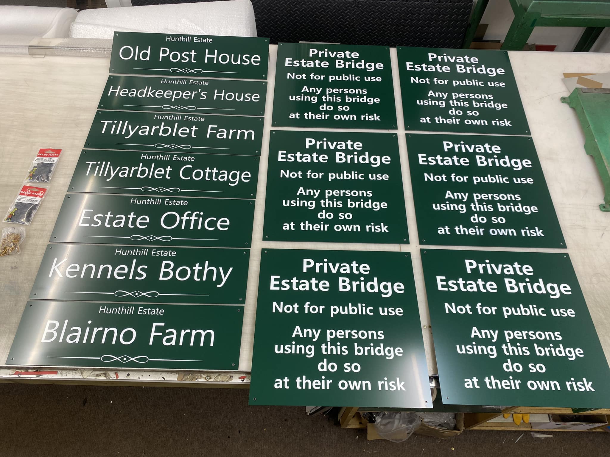 Sign - Estate signs perfect for private roads, way finding ...