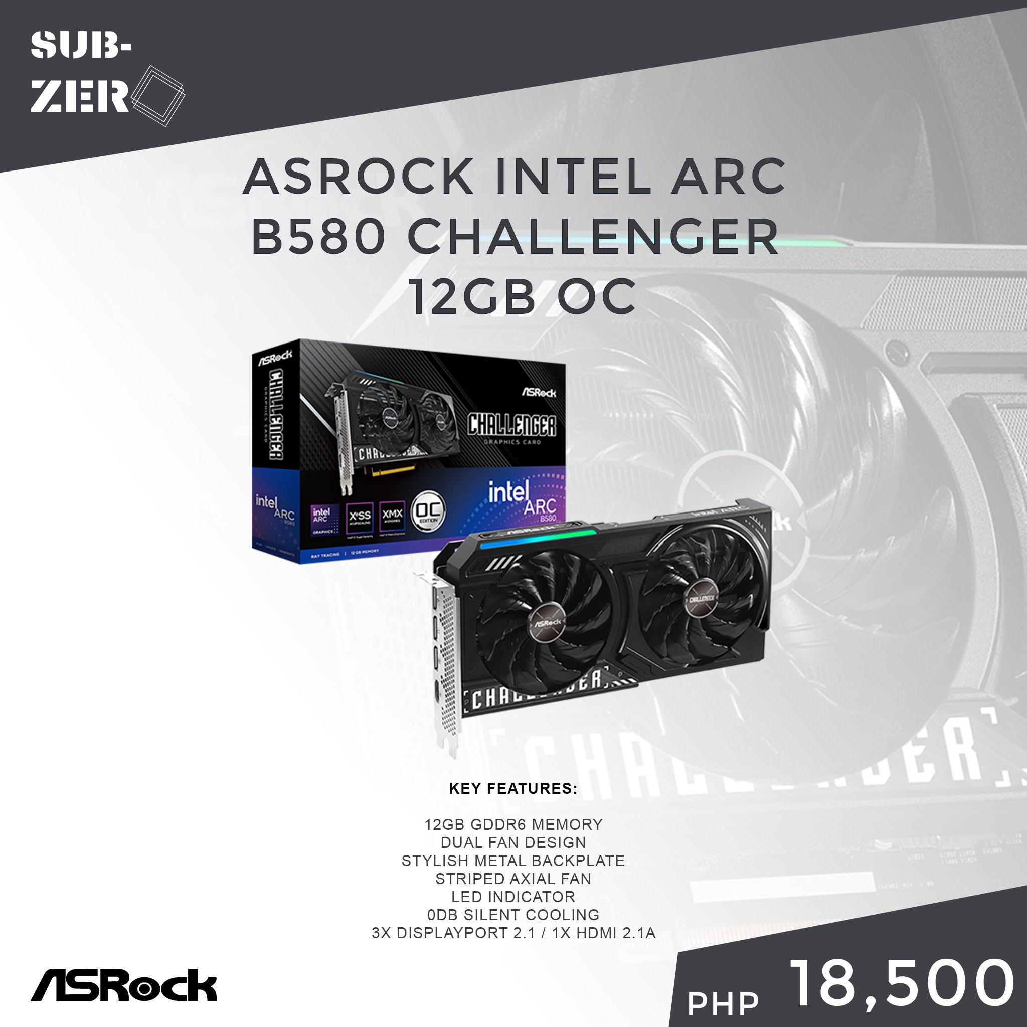 Sub-Zero - 🚀 Level Up Your Game with the ASRock Intel Arc B580 ...