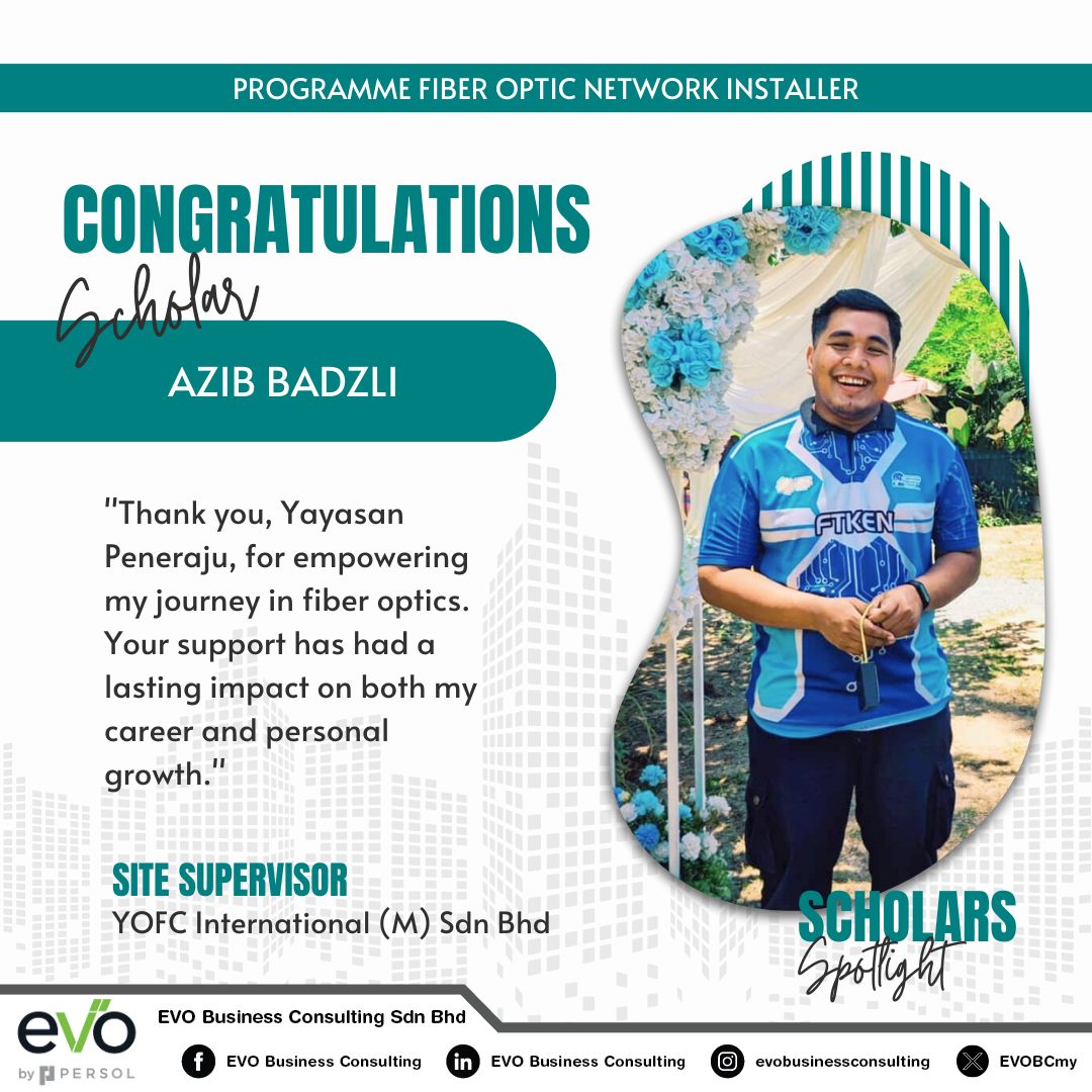 Muhammad Azib Badzli, a proud... - EVO Business Consulting | Facebook