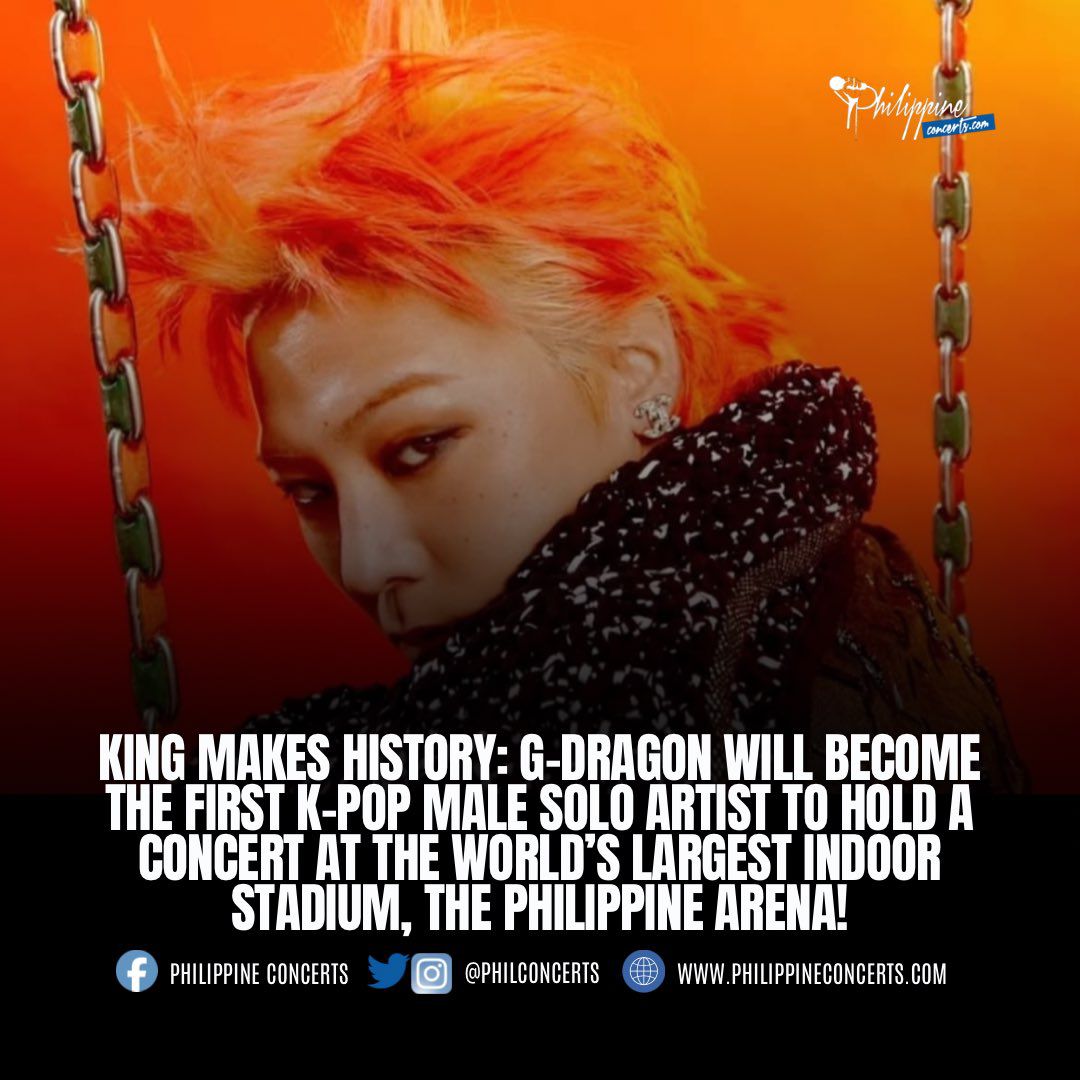 K-pop icon G-DRAGON officially announces his G-DRAGON 2025 WORLD