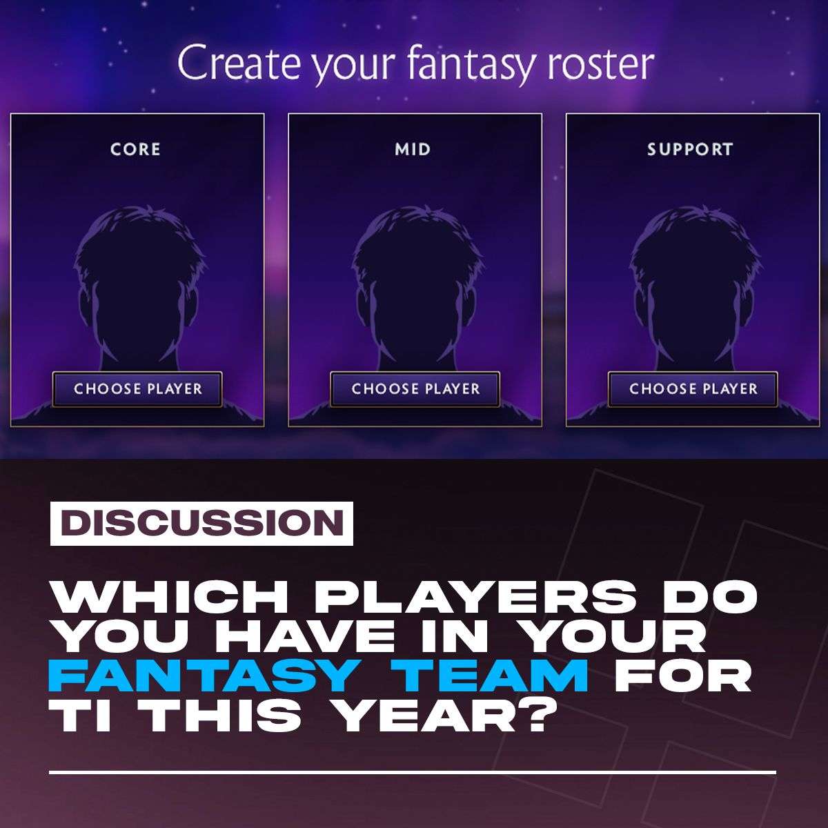 What's your picks for TI fantasy? 👀 - IG [-Invictus Gaming] | Facebook