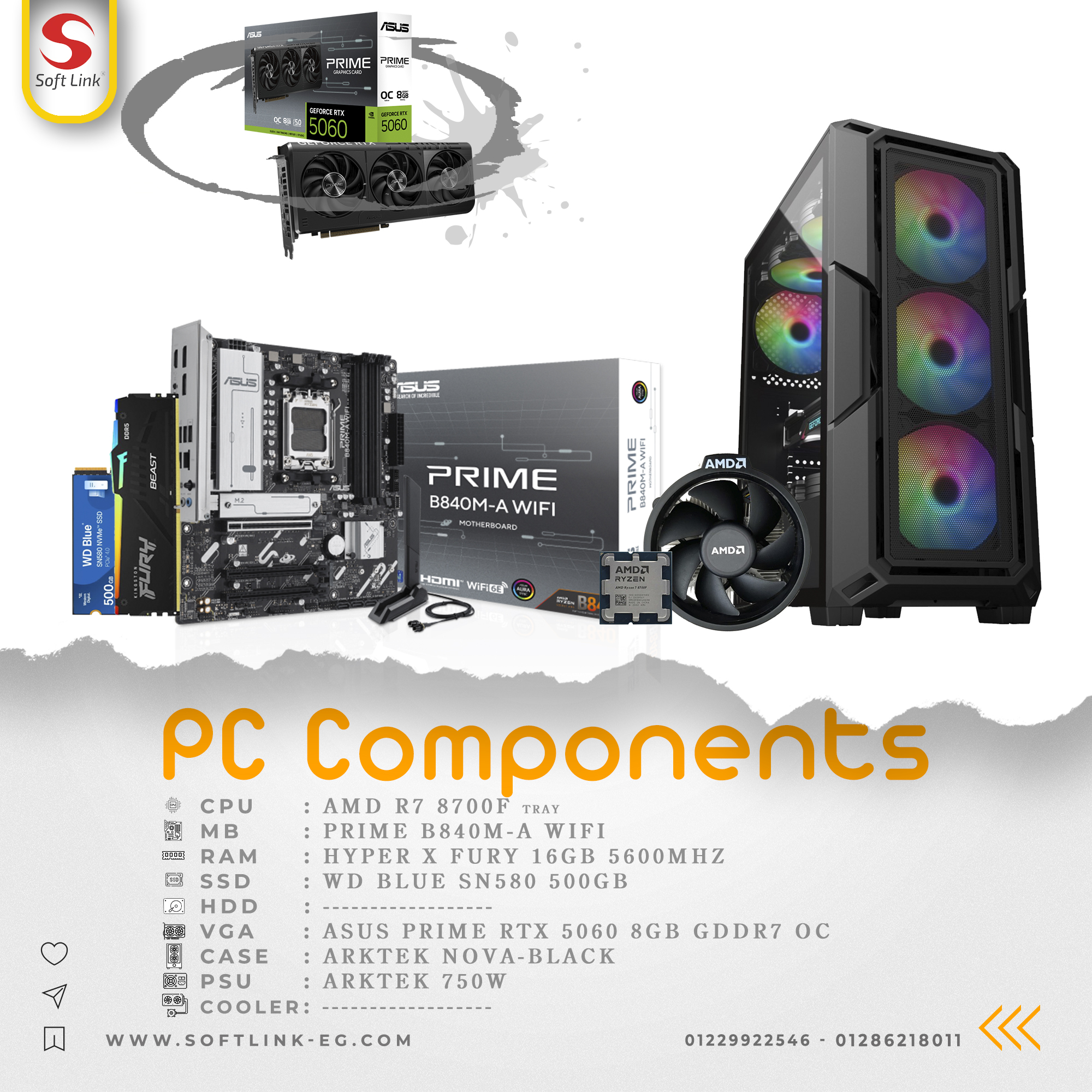 Soft - 📌 متوفر الان من سوفت لينك باندل هاي اند من AMD و ASUS CPU : AMD ...
