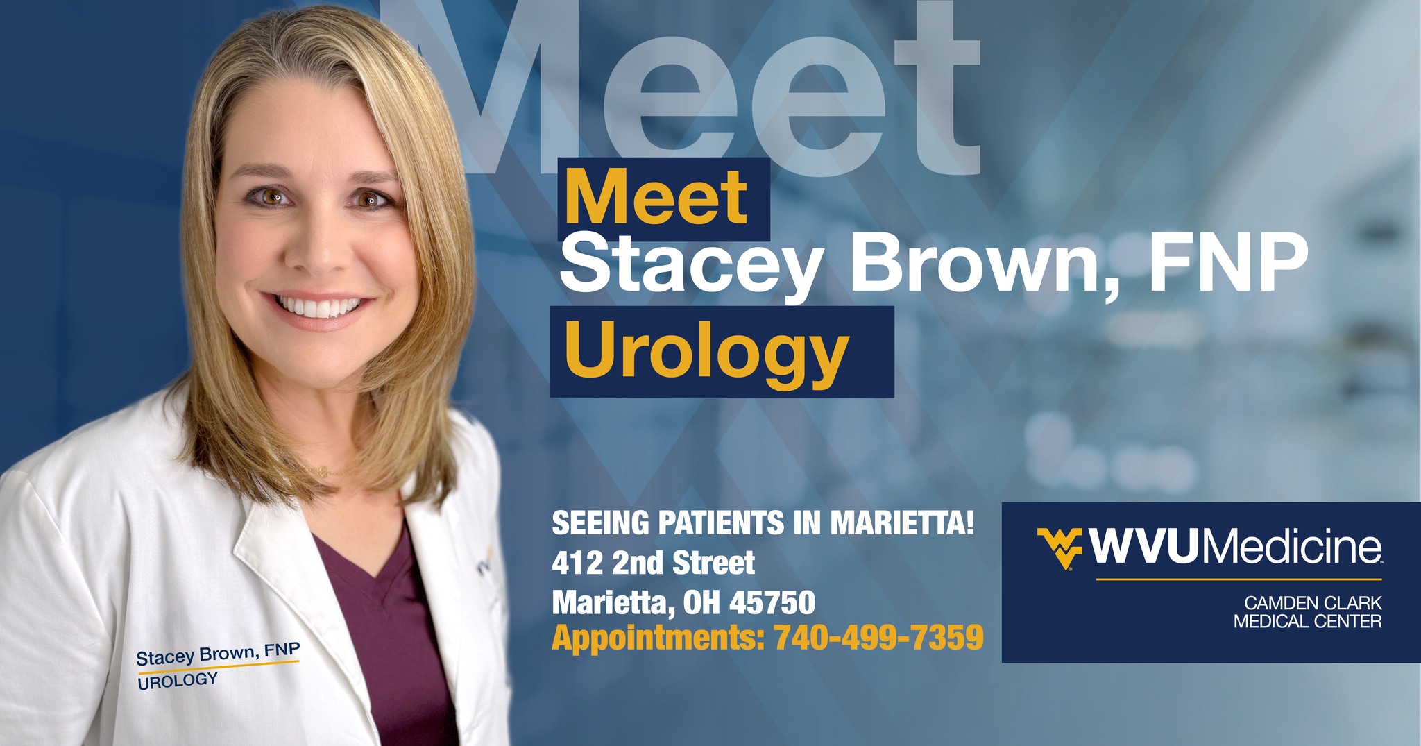 Camden - 🎉 WVU Medicine Camden Clark is excited to welcome Stacey Brown ...