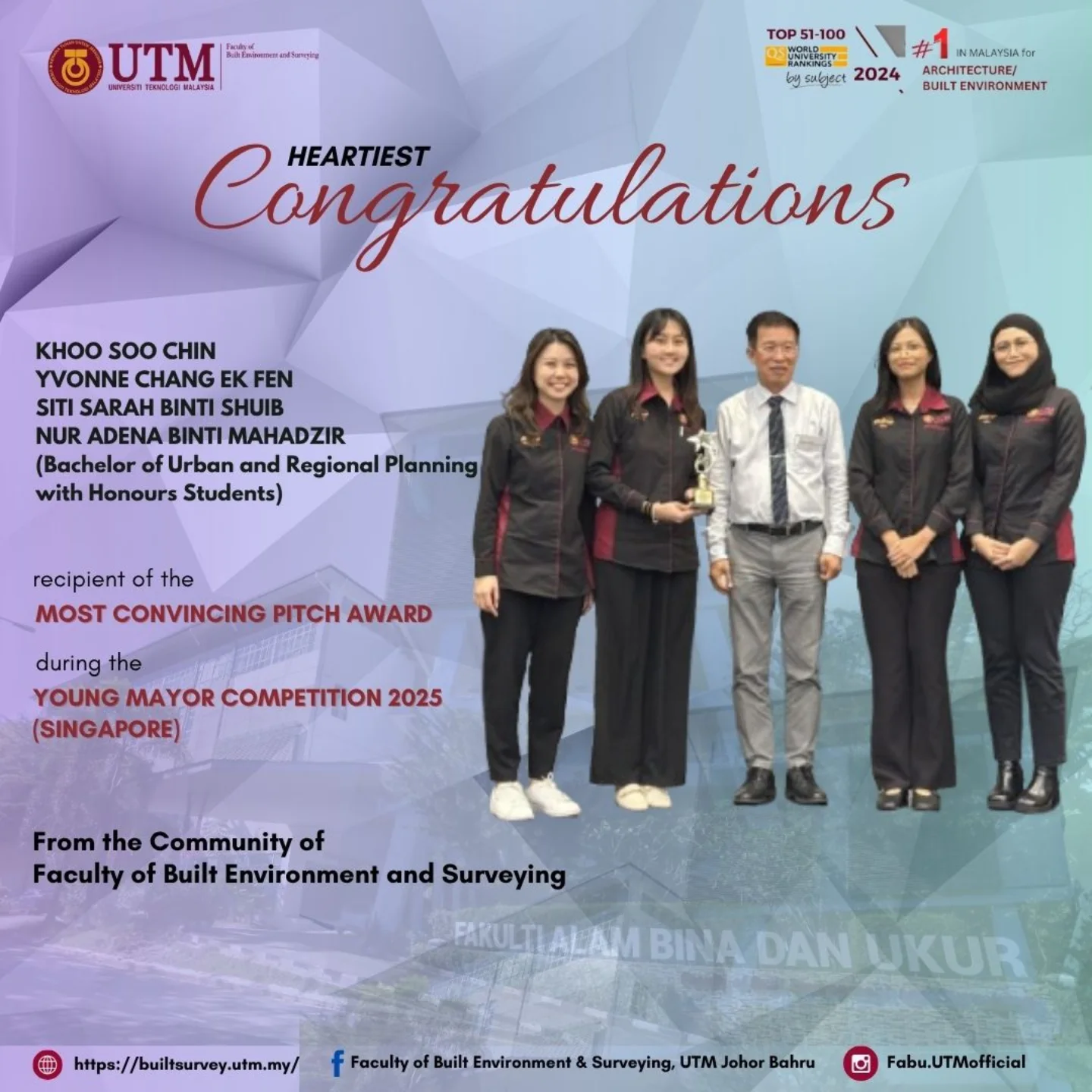 Heartiest Congratulations to Khoi Soo Chin, Yvonne Chang Ek Fen, Siti ...