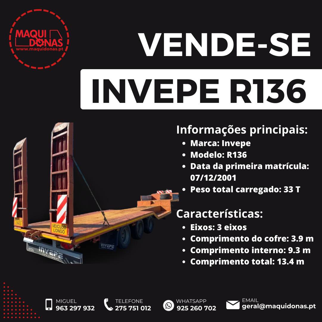 Maquidonas - 📣 Semi-reboque Invepe R136 📣 Ano:... | Facebook