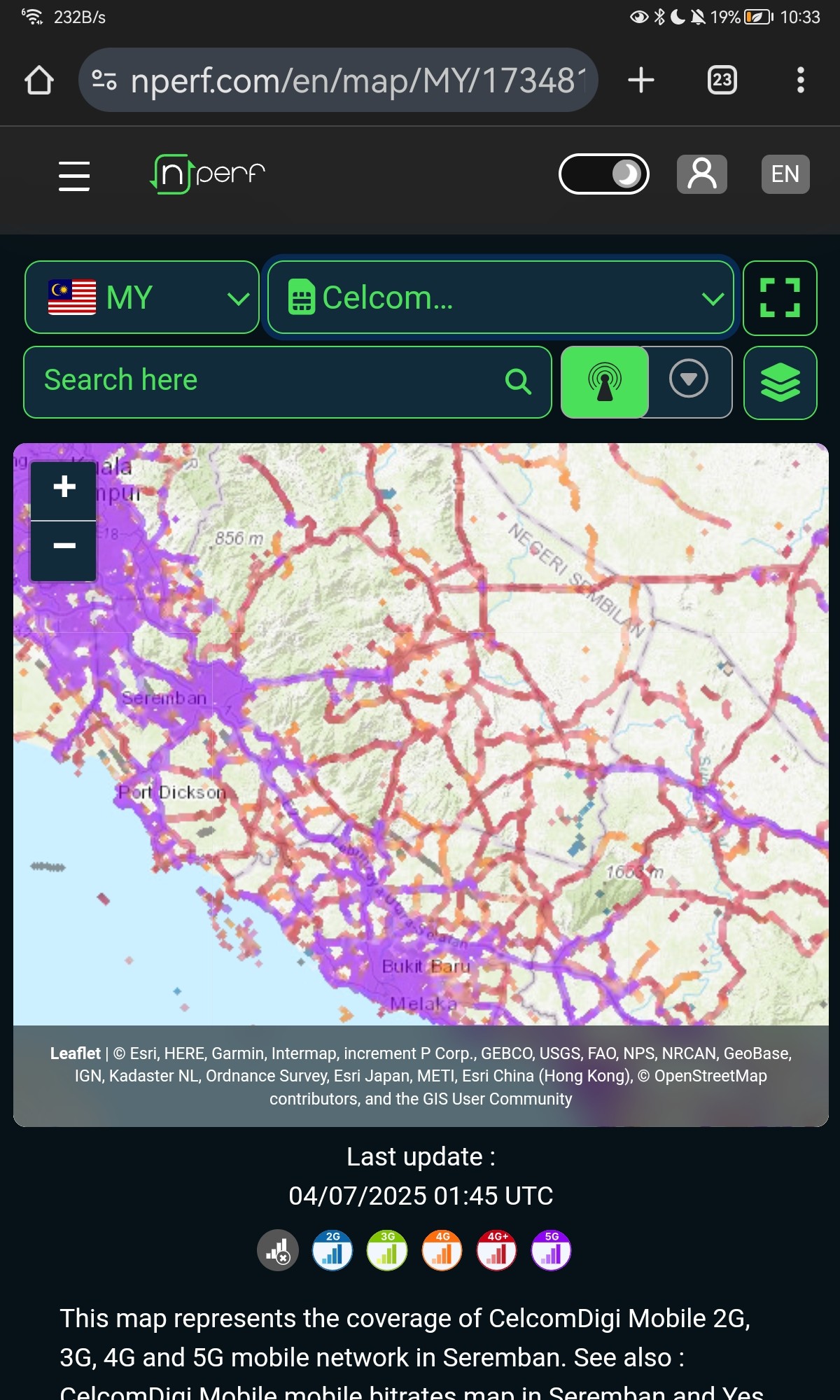 Celcom still the best. This map... - MainProp Seremban | Facebook