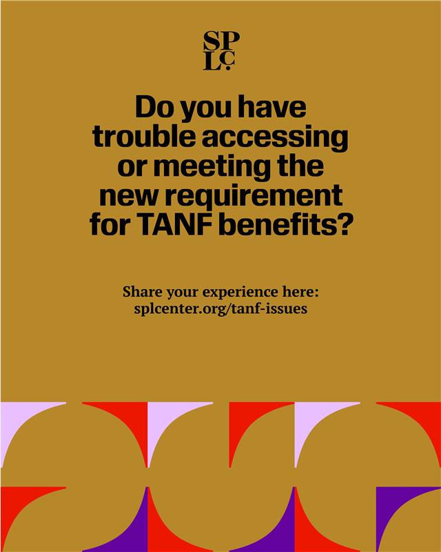 Temporary Assistance for... - Southern Poverty Law Center | Facebook
