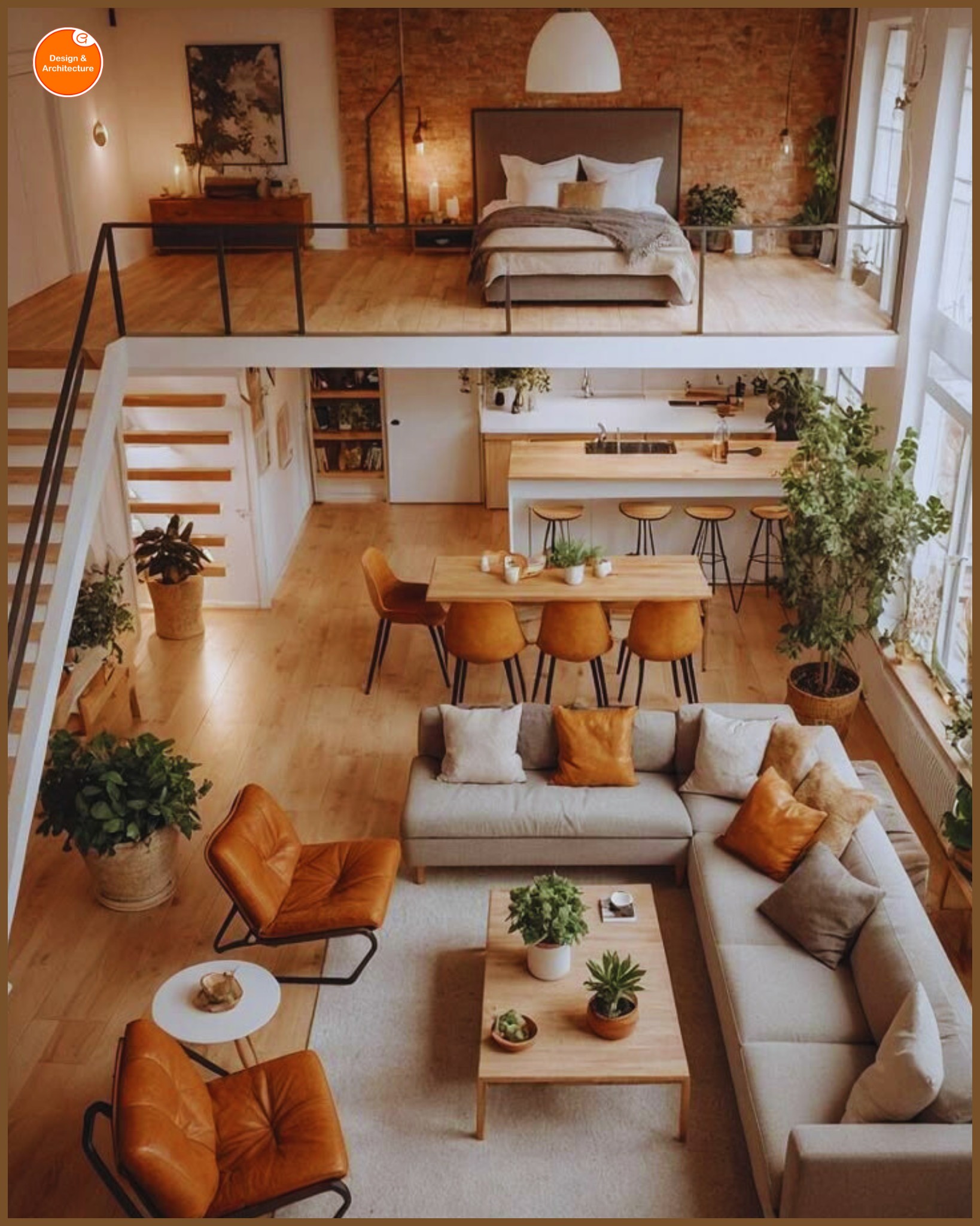 Design and Architecture Step into this luxurious open concept loft