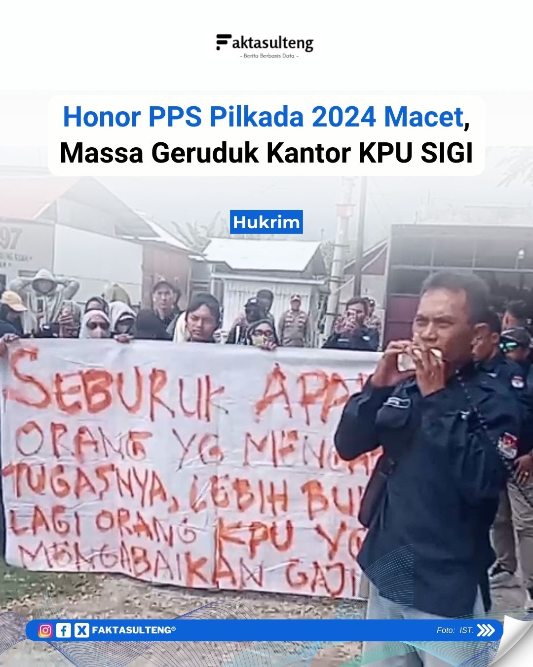 Fakta - SIGI – Tiga bulan pasca-Pilkada 2024, riak-riak ketidakpuasan ...