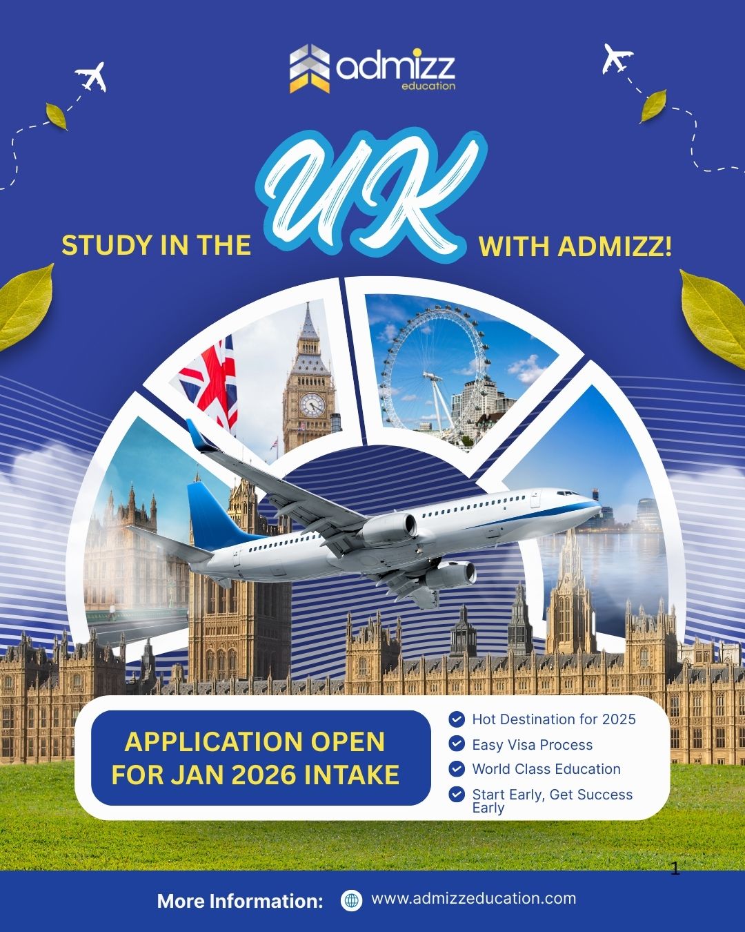 Admizz - Study in the UK with Admizz! Applications are now open for ...