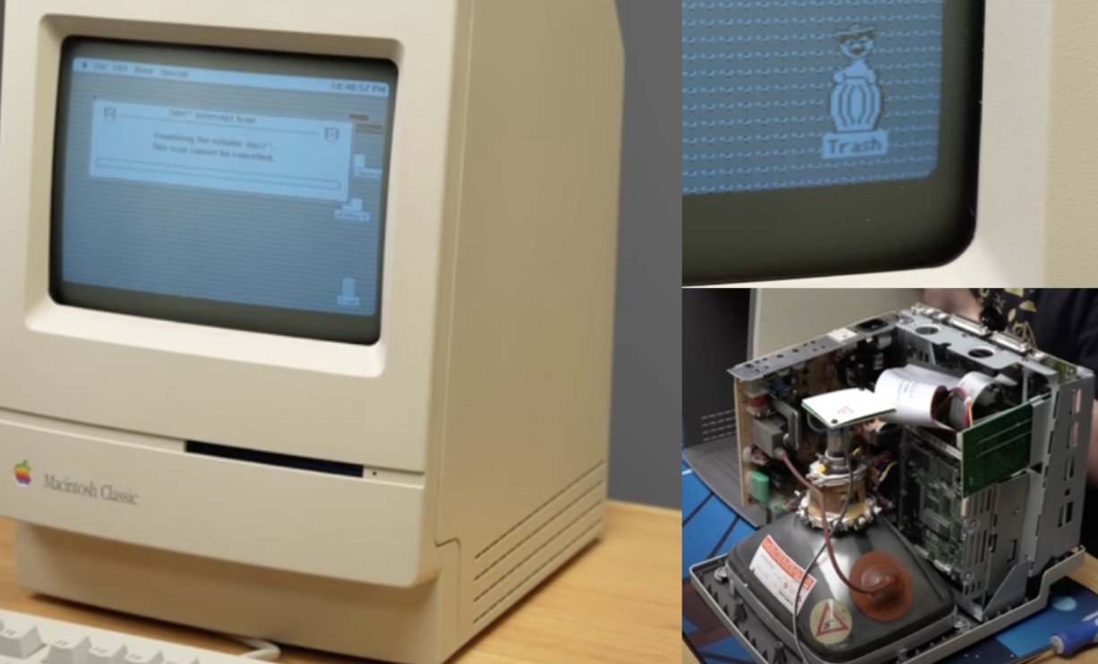 Restoring a Macintosh Classic computer