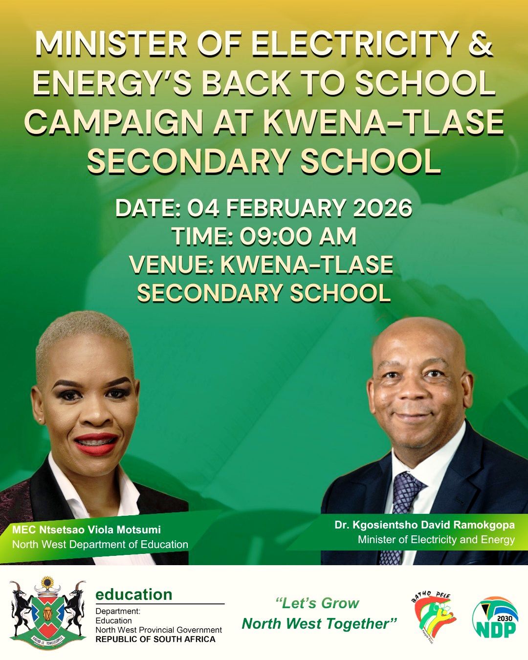 North West Department of Education | Mmabatho