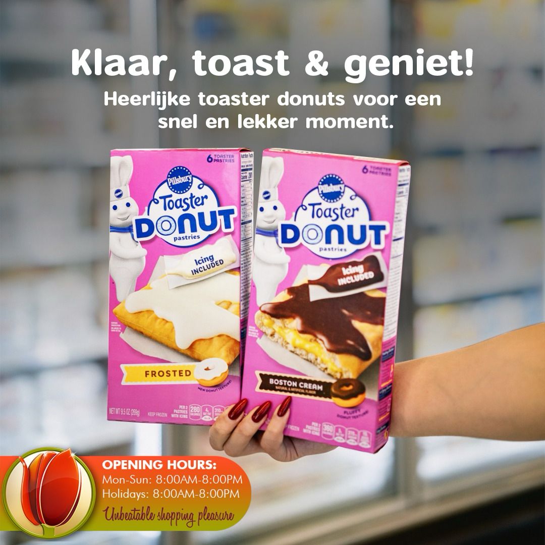 Tulip - 🔥 Snel, makkelijk en heerlijk. Pillsbury Toaster Donuts ...