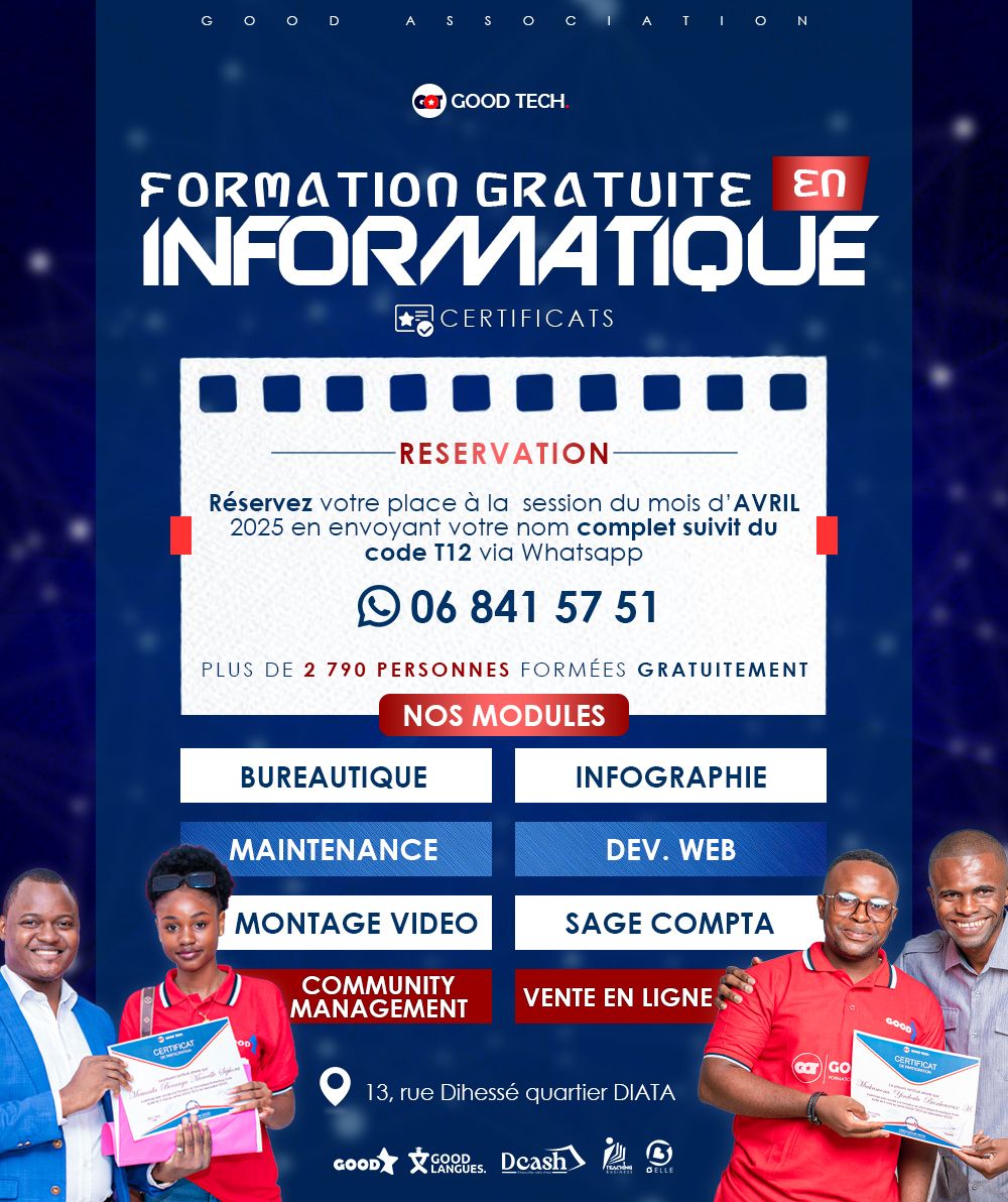 Coach KD - FORMATION GRATUITE EN INFORMATIQUE (... | Facebook