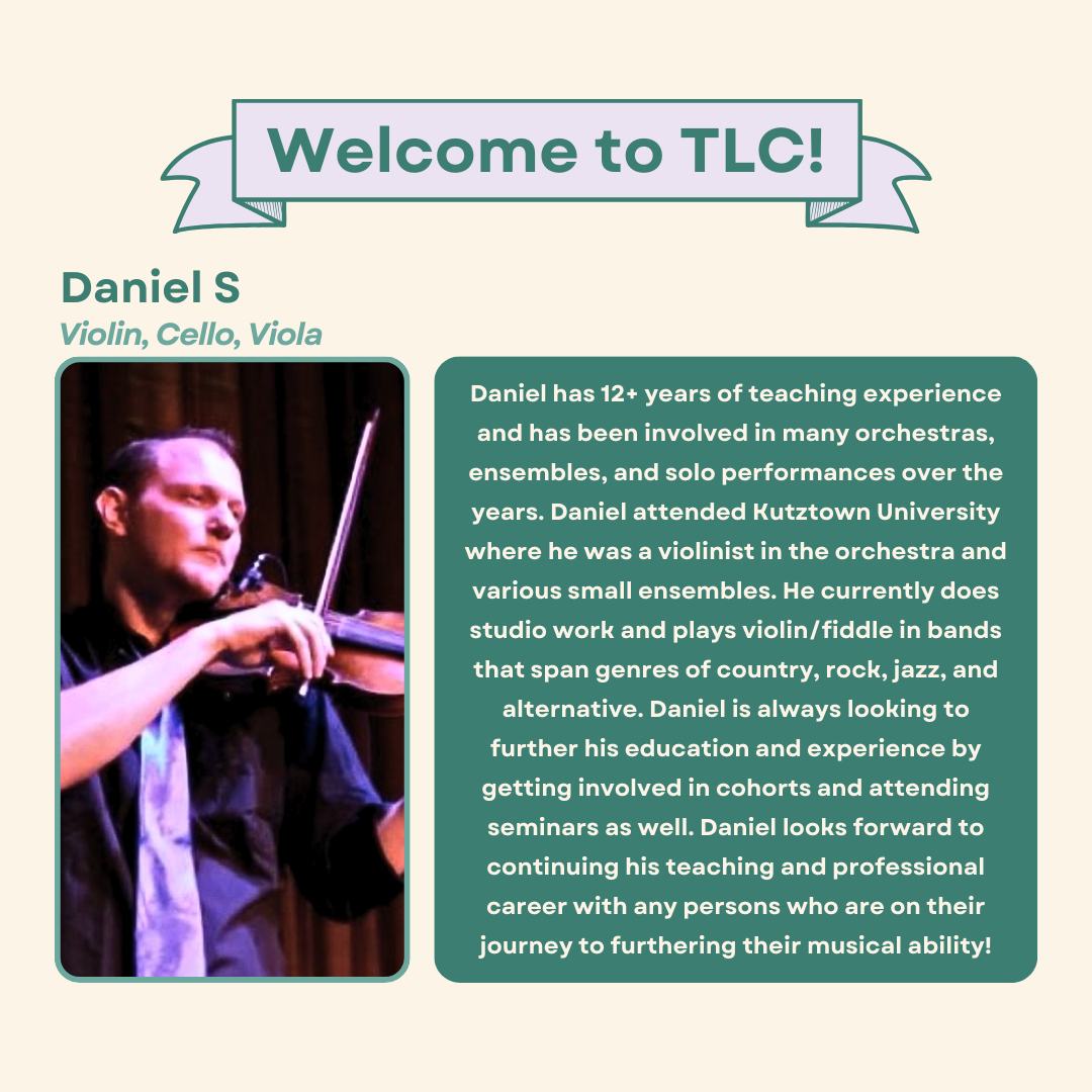 Please help us in welcoming Daniel S.... - The Lesson Center | Facebook