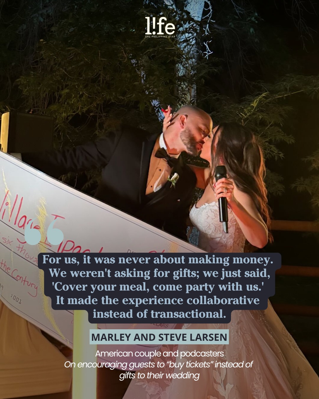 PhilSTAR - WEDDING WITH A PURPOSE Weddings can be expensive, but this ...