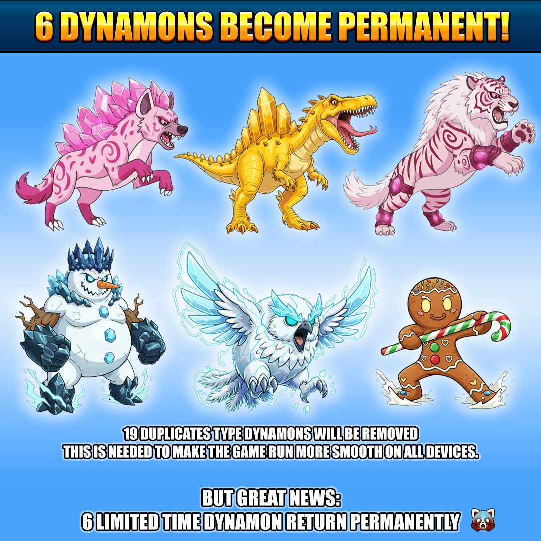 Dynamons - 🌍 NEW Update to Dynamons World! HAPPY HOLIDAYS, Captains ...