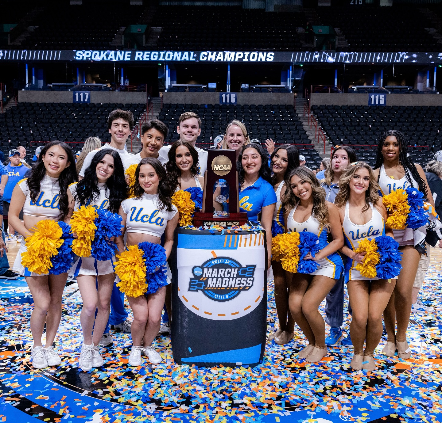 UCLA Spirit Squad - A successful Blue & Gold Spirit Rally at Bruin Day ...