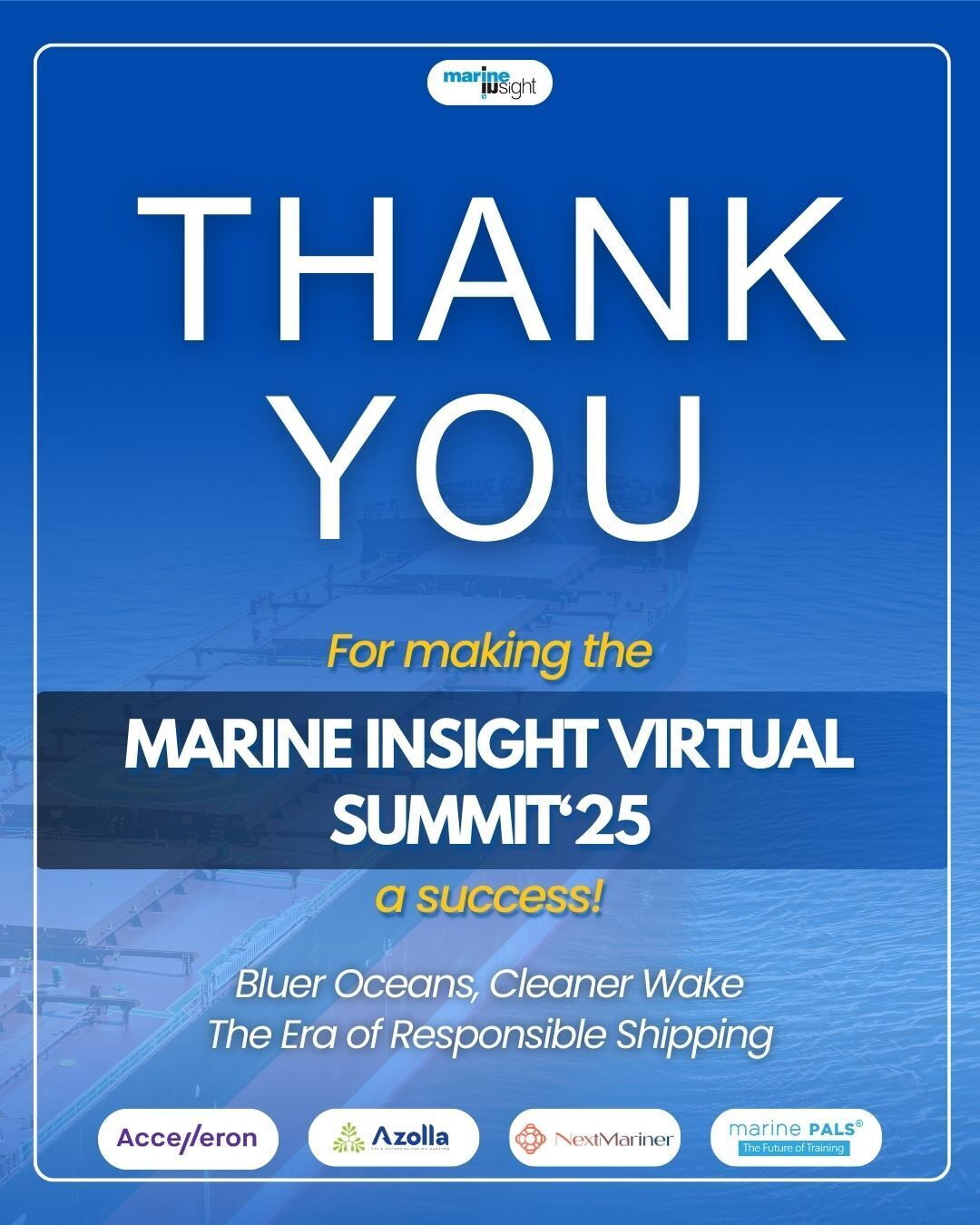Marine Insight - 🌊 A Heartfelt THANK YOU! 🌊 The Marine... | Facebook