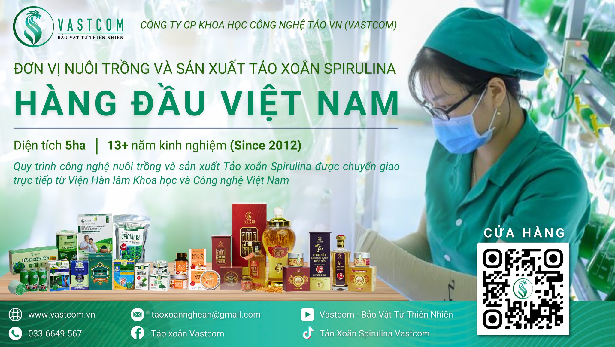 Tảo xoắn Vastcom