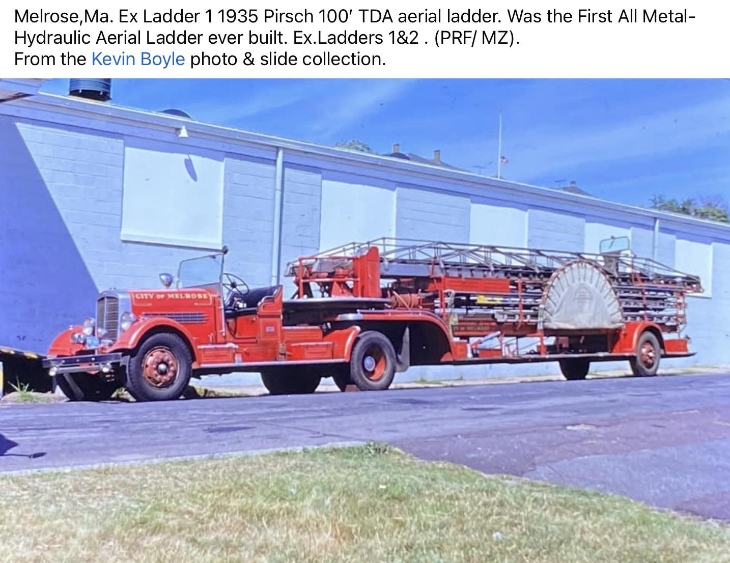 A fire truck or emergency vehicle of the traditional color | Facebook