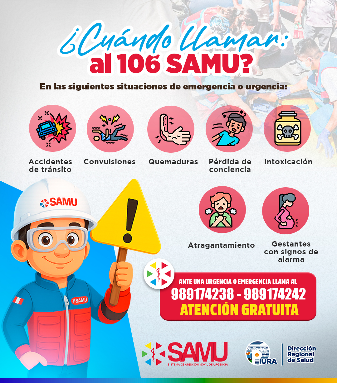 Diresa - #SamuPiura | 🚑 𝐓𝐮 𝐯𝐢𝐝𝐚 𝐩𝐮𝐞𝐝𝐞 𝐝𝐞𝐩𝐞𝐧𝐝𝐞𝐫 𝐝𝐞 𝐮𝐧𝐚 𝐥𝐥𝐚𝐦𝐚𝐝𝐚📞 ¿Sabías ...