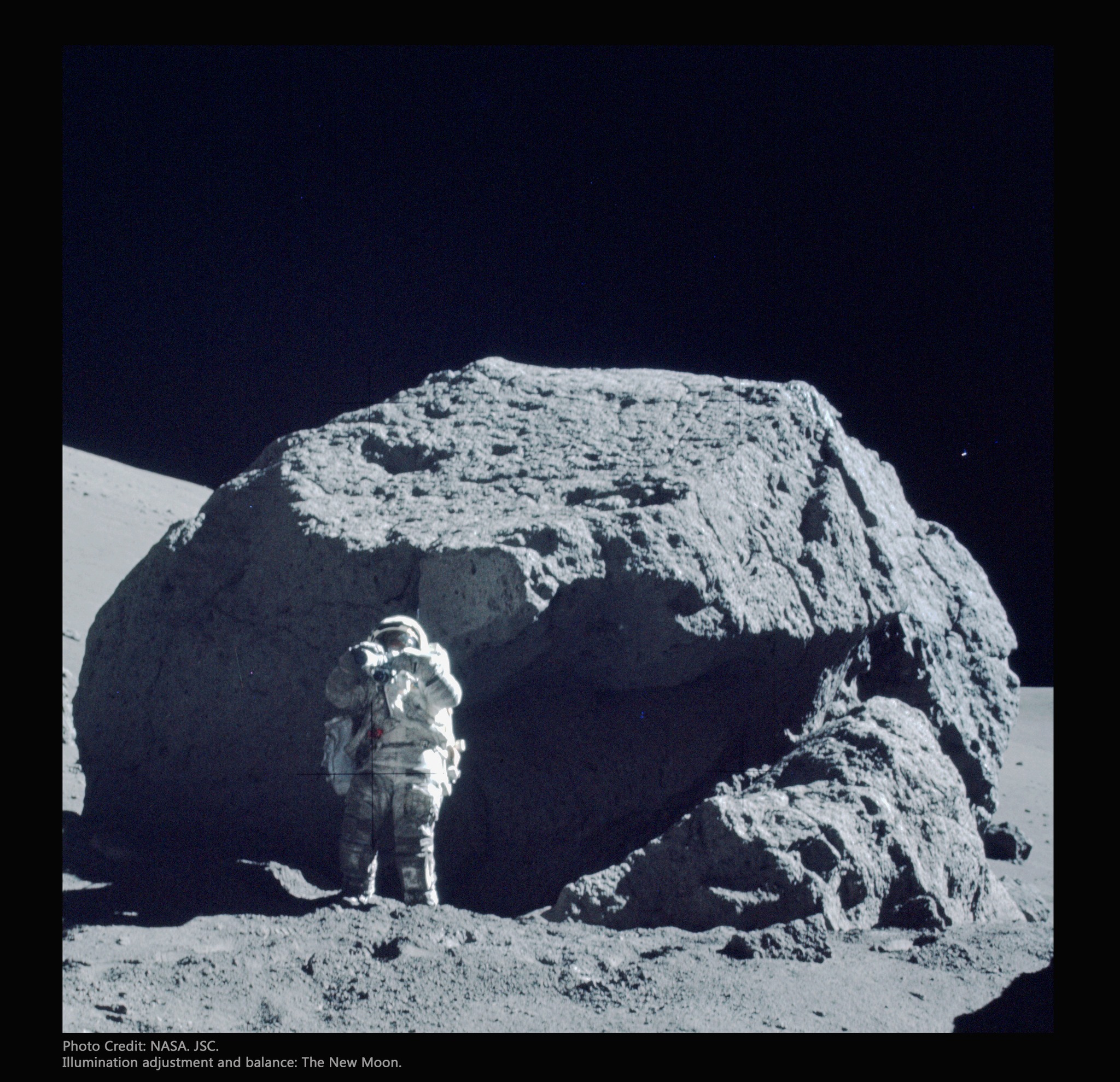 Apollo 17 moon surface photo from December 1972