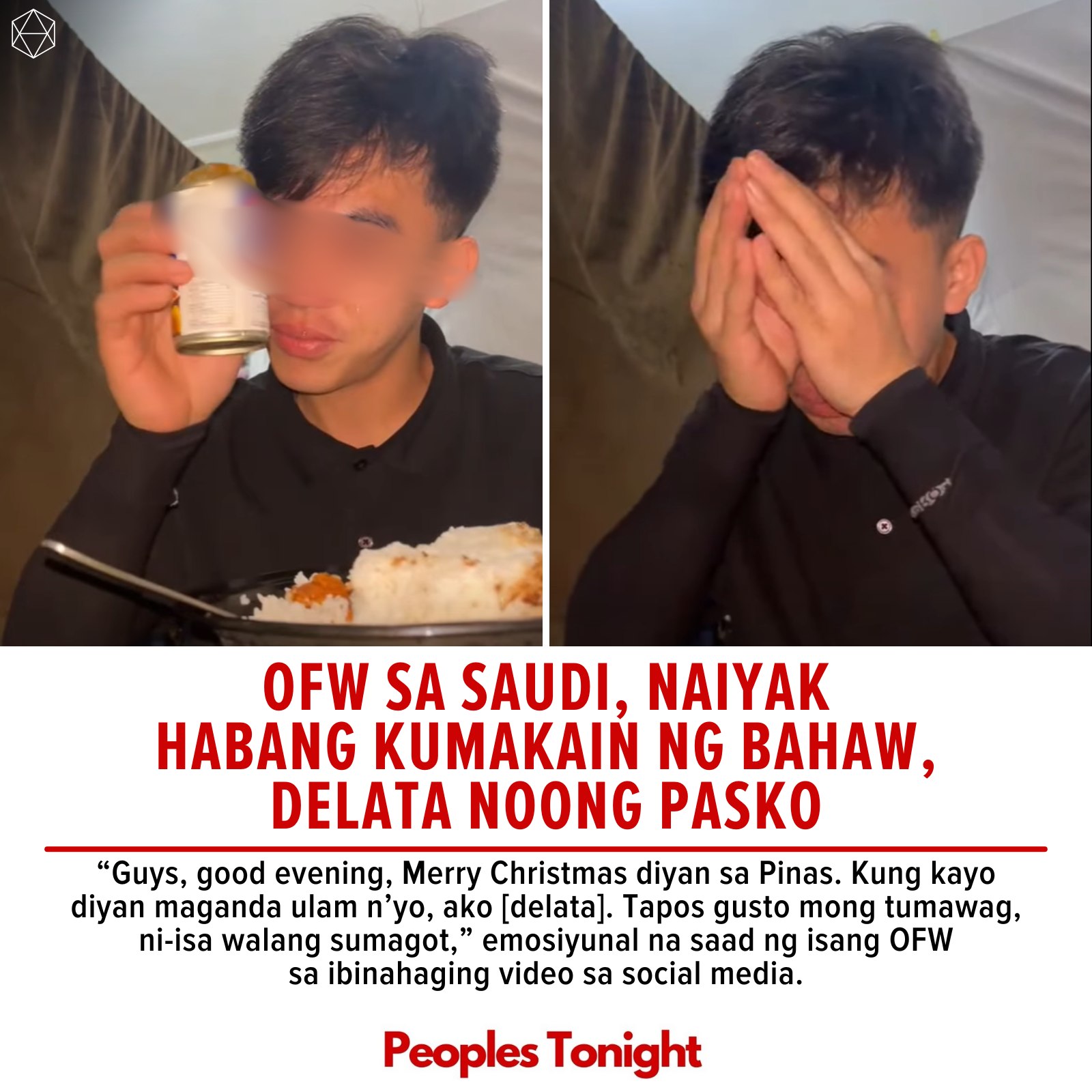 Isang overseas Filipino worker... - Peoples Tonight Radyo | Facebook