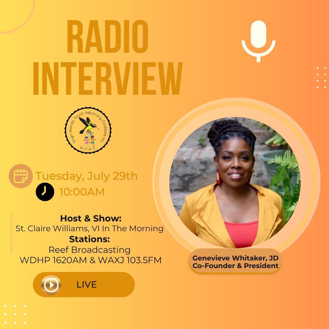 📻 TUNE... - Virgin Islands Youth Advocacy Coalition (VIYAC) | Facebook