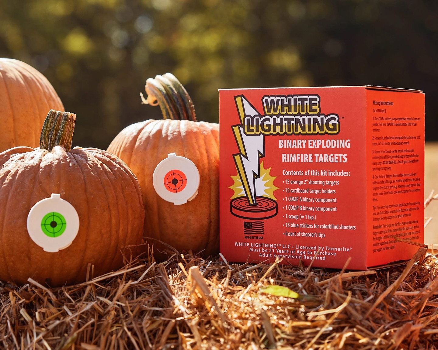 Tannerite - Lightning™ Rimfire Targets Small. Convenient. And VERY loud ...