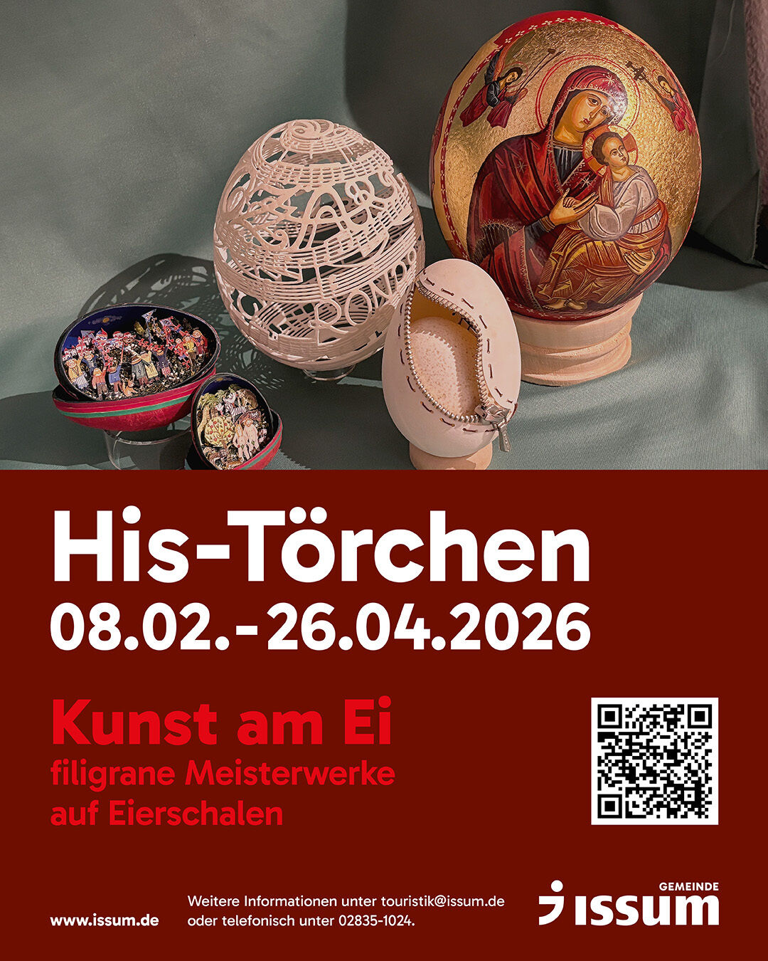 Gemeinde - 🥚 Kunst am Ei im Issumer His-Törchen Filigrane Meisterwerke ...