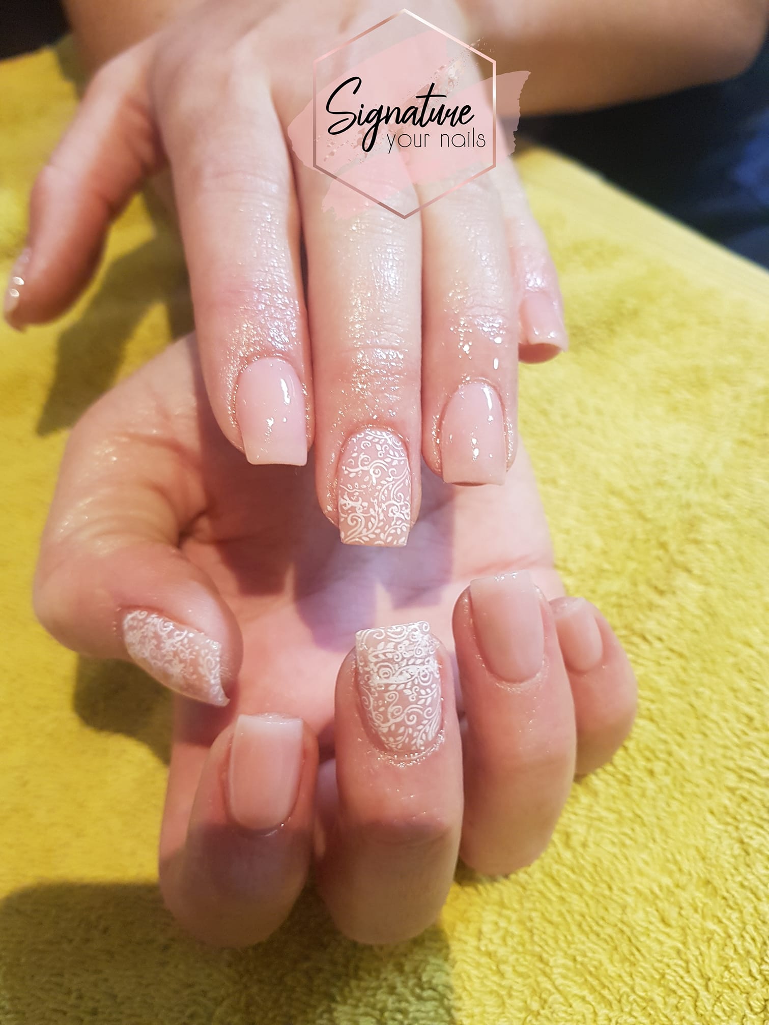 All time favorite nude with a... Signature Your Nails