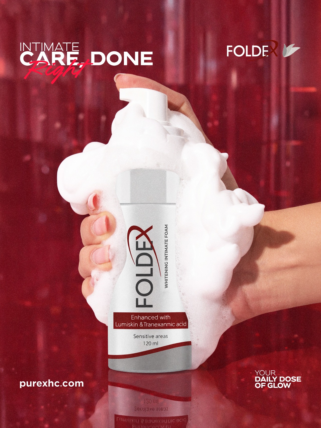 Why do strong cleansers make intimate areas feel worse, not better? Because this skin needs a smart formula, not a harsh one. Foldex Whitening Foam gently cleans & brightens with Tranexamic Acid +