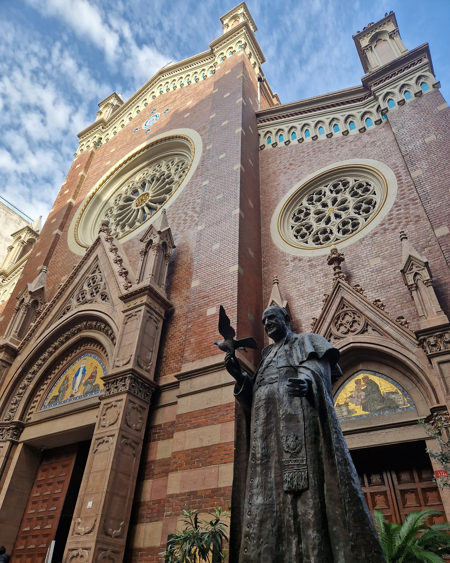 Visit - Standing before the Church of St. Anthony of Padua, the largest ...
