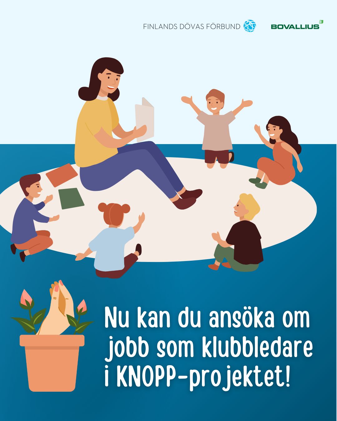 Kuurojen - 🌷 KNOPP-projektet söker två klubbledare i Helsingfors ...