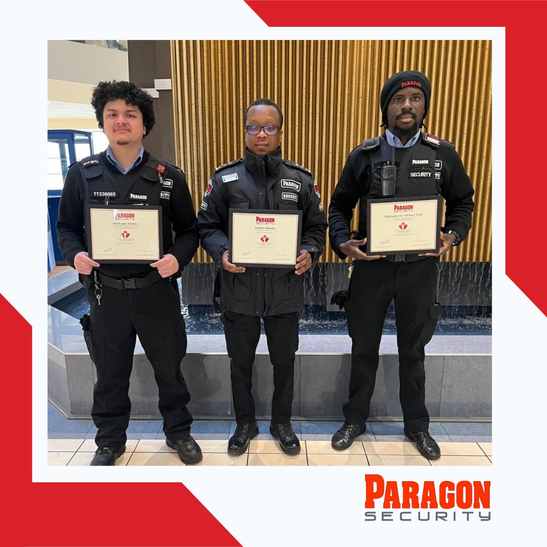Paragon - Proud of Our Team - Atrium on Bay Street Our security team ...