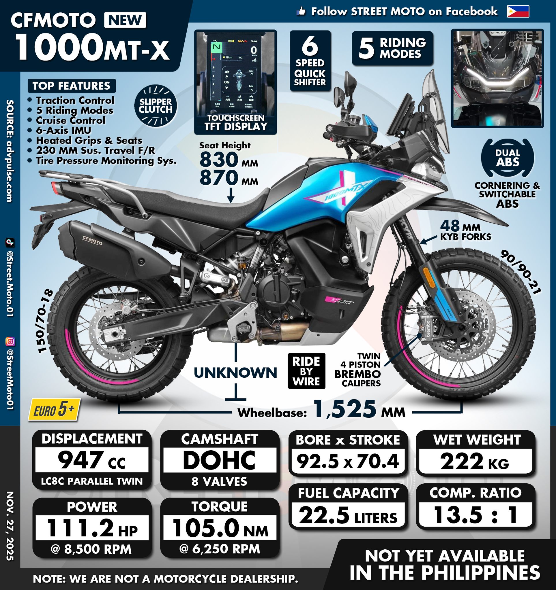 Street - NEW 2026 CFMoto 1000MT-X #CFMoto #1000MTX #Offroad # ...
