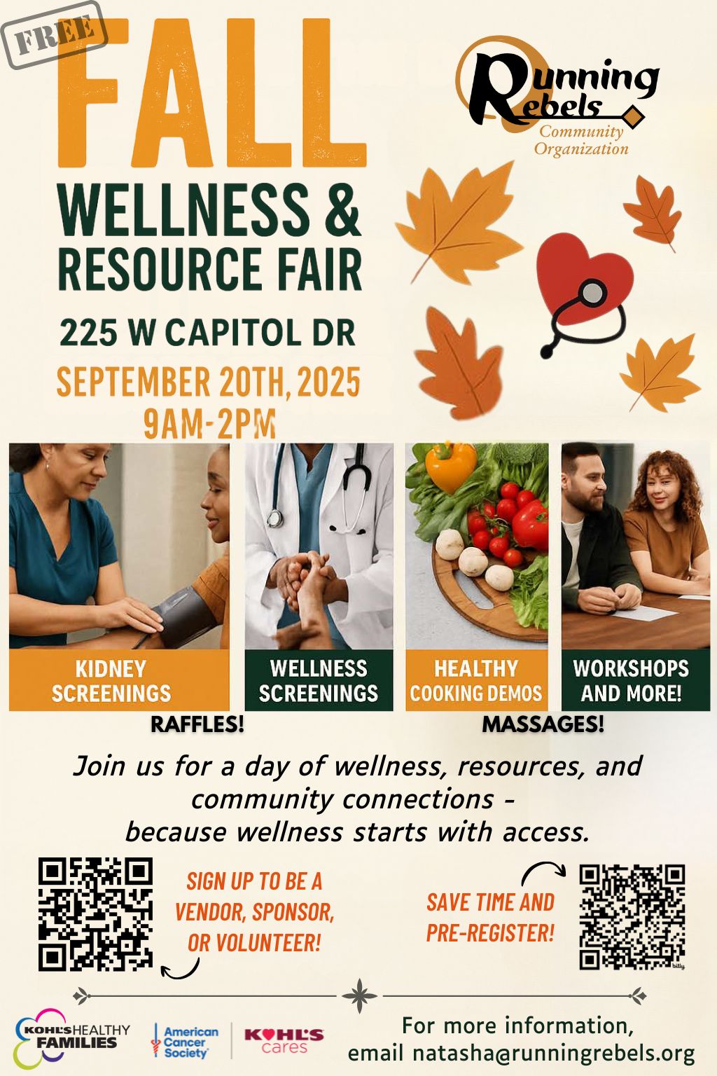 Running - Join us Saturday, September 20 for our FREE annual health ...