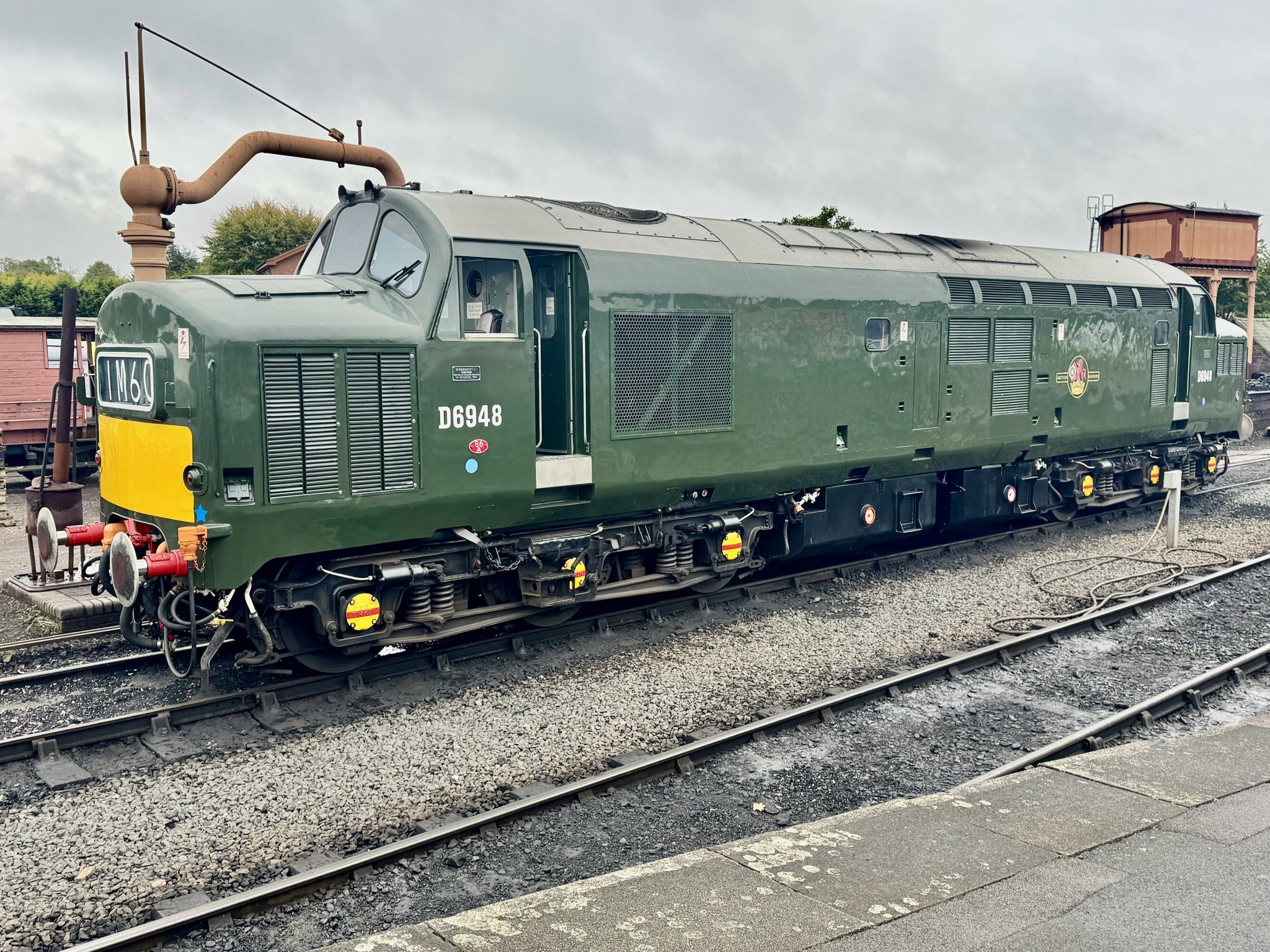 Severn - Mega Mileage day with Class 37 D6948 Alongside our steam ...