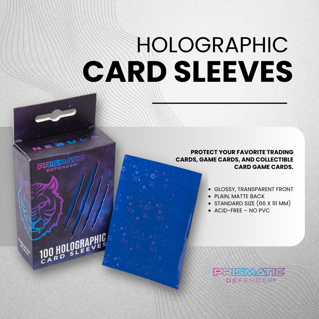 prismatic card sleeves DEFENDER® Oracle/Aurora Holographic – 100 Pack Standard Size Foil Sleeves for TCG & Trading Cards – Compatible with Magic The Gathering (MTG), Lorcana, Digimon : Toys & Games tiered defense Prismatic Defender White Oracle Frost