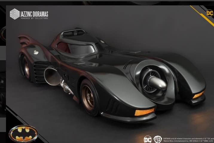 JAZZINC 1/6 SCALE 1989 KEATON BATMOBILE ULTIMATE SIGNATURE LIMITED ...