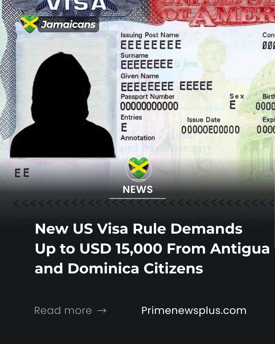 Jamaicans - Up to USD 15,000 Needed for US Visa if You’re From Antigua ...