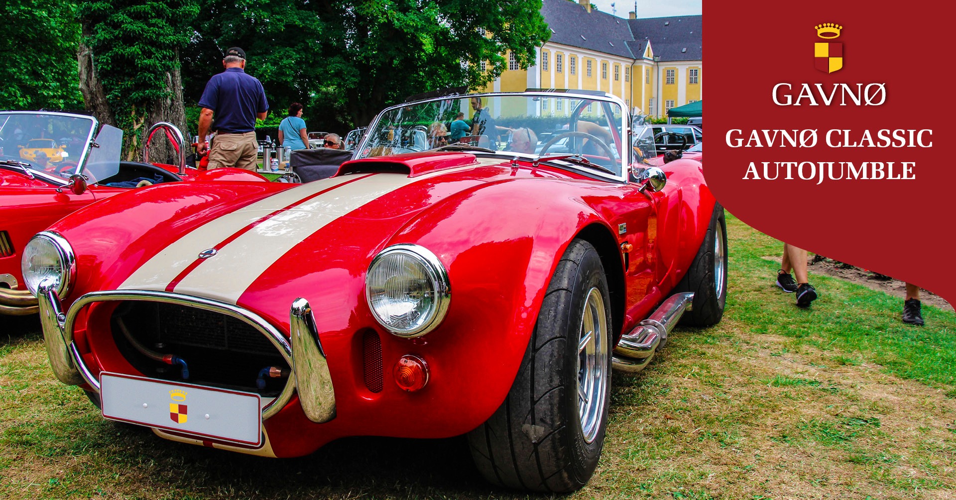 Biler på Gavnø - Gavnø Classic Autojumble & Concours de Charme
