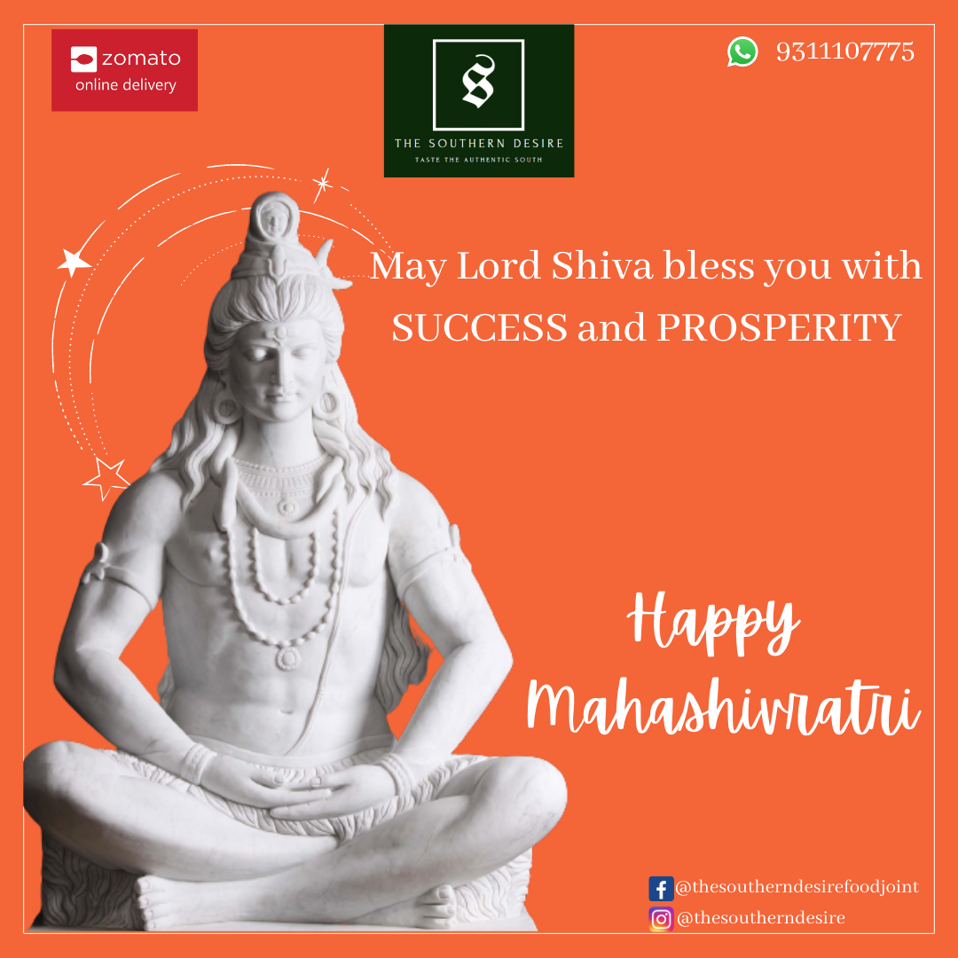 The Southern Desire - On this Auspicious Day of Shivratri, May Lord ...