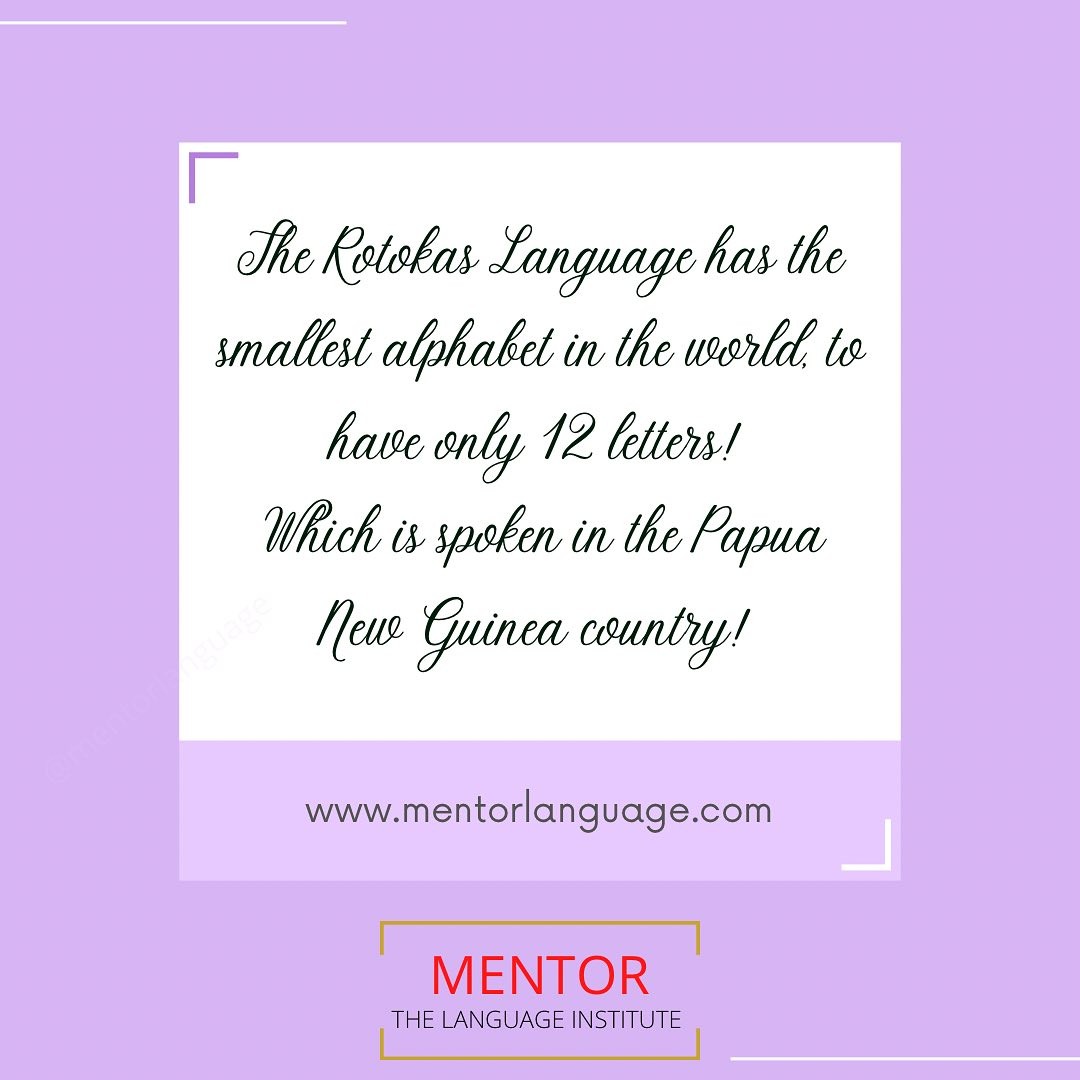 The Rotokas language is a... - Mentor Language Institute | Facebook