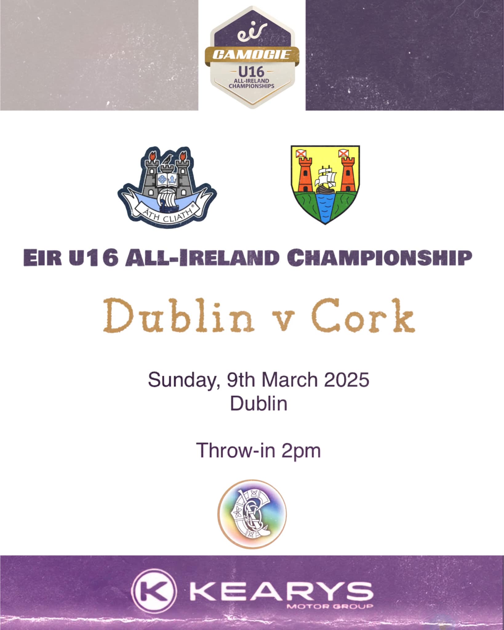 Cork - ⚠️ Venue Update: Round Tower, Lusk 📢 U16A Championship Action ...