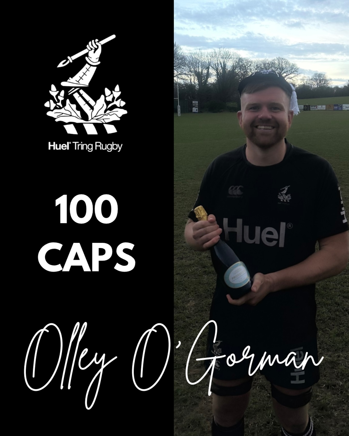 Huel - 100 CAPS - Olley O’Gorman Congratulations to Olley O’Gorman, who ...