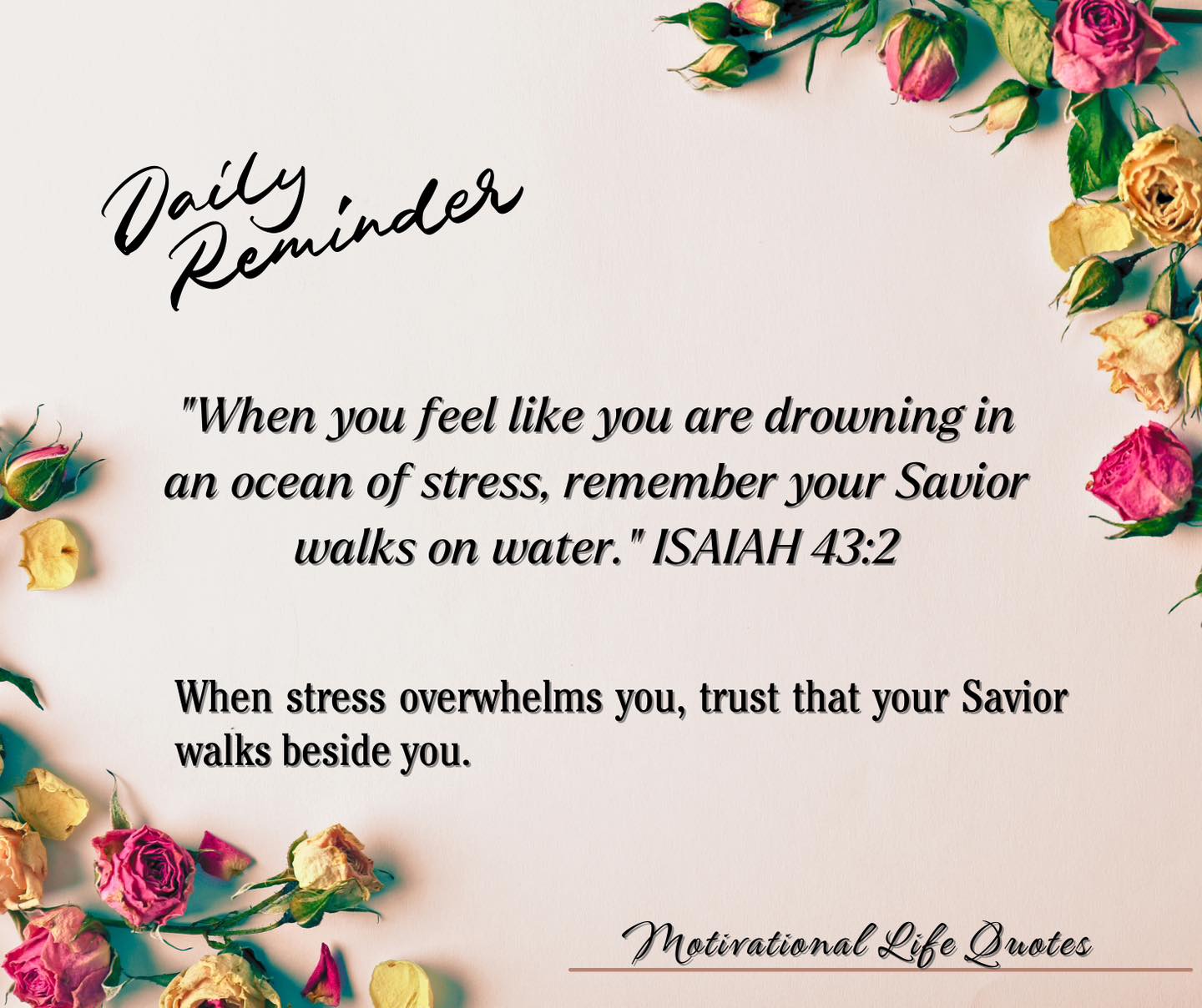 Motivational - Life often feels overwhelming, like waves crashing over ...