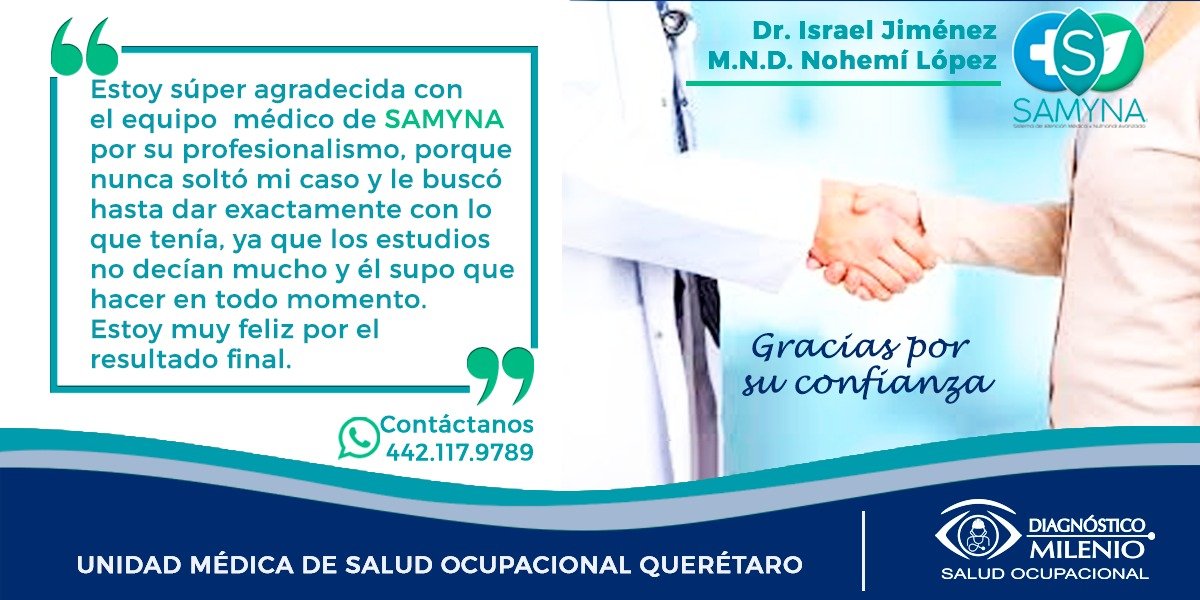 Unidad Medica de Salud Ocupacional de Queretaro - Te compartimos la ...